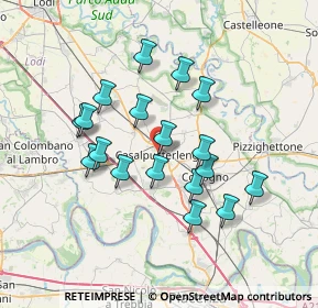 Mappa 26841 Casalpusterlengo LO, Italia (6.28444)