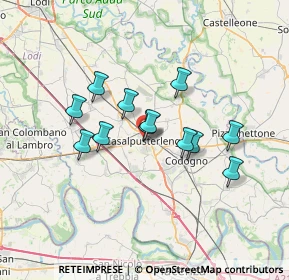 Mappa 26841 Casalpusterlengo LO, Italia (5.47667)