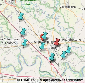 Mappa 26841 Casalpusterlengo LO, Italia (6.49929)