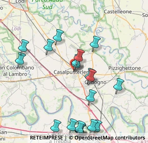 Mappa 26841 Casalpusterlengo LO, Italia (9.1355)