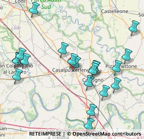 Mappa 26841 Casalpusterlengo LO, Italia (8.9305)