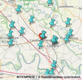 Mappa 26841 Casalpusterlengo LO, Italia (8.7375)