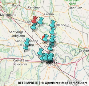 Mappa 26841 Casalpusterlengo LO, Italia (11.0065)
