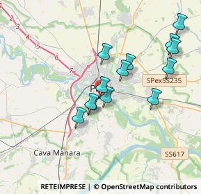 Mappa Borgo Ticino, 27100 Pavia PV, Italia (3.35846)