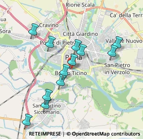 Mappa Borgo Ticino, 27100 Pavia PV, Italia (1.83667)