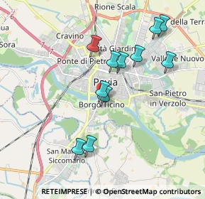 Mappa Borgo Ticino, 27100 Pavia PV, Italia (1.77091)