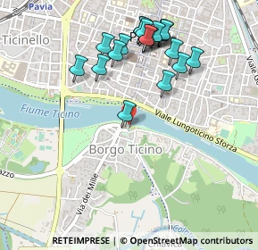 Mappa Borgo Ticino, 27100 Pavia PV, Italia (0.513)