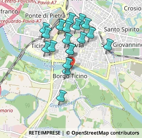 Mappa Borgo Ticino, 27100 Pavia PV, Italia (0.8025)