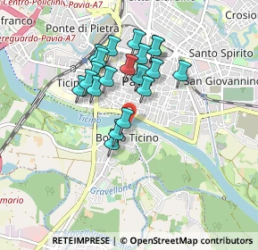 Mappa Borgo Ticino, 27100 Pavia PV, Italia (0.7325)