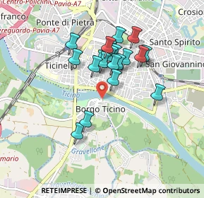 Mappa Borgo Ticino, 27100 Pavia PV, Italia (0.7275)