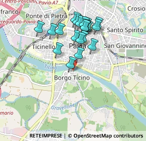 Mappa Borgo Ticino, 27100 Pavia PV, Italia (0.865)