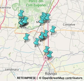 Mappa 35047 Solesino PD, Italia (6.37316)