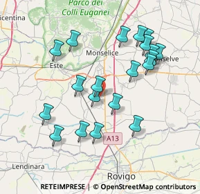 Mappa 35047 Solesino PD, Italia (7.448)