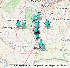 Mappa Via G. Rizzo, 35047 Solesino PD, Italia (7.59842)