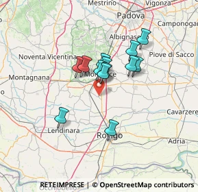 Mappa Via G. Rizzo, 35047 Solesino PD, Italia (9.91077)