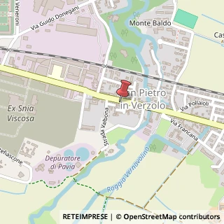 Mappa Via San Pietro in Verzolo, 27, 27100 Pavia, Pavia (Lombardia)