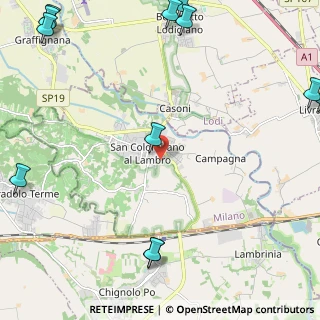 Mappa 20078 San Colombano al Lambro MI, Italia (3.59667)