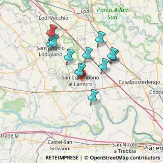 Mappa 20078 San Colombano al Lambro MI, Italia (6.34692)