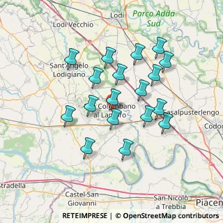 Mappa 20078 San Colombano al Lambro MI, Italia (6.47722)