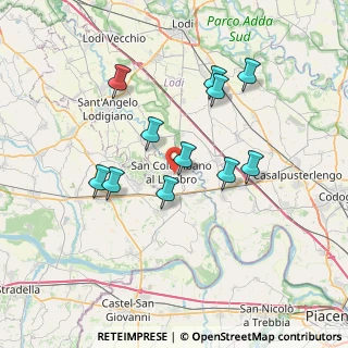 Mappa 20078 San Colombano al Lambro MI, Italia (6.48455)