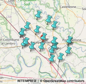 Mappa Vicolo Moro Marianna, 26841 Casalpusterlengo LO, Italia (6.6035)