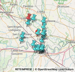 Mappa Via Cesaris, 26841 Casalpusterlengo LO, Italia (11.003)