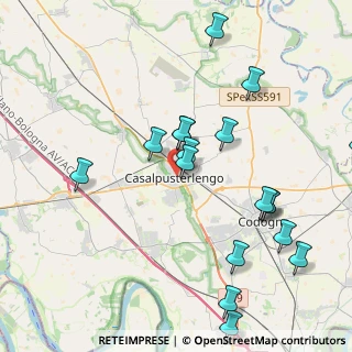 Mappa Via Gramsci, 26841 Casalpusterlengo LO, Italia (5.052)