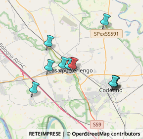 Mappa Via Giuseppe Garibaldi, 26841 Casalpusterlengo LO, Italia (3.55182)