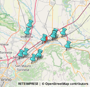 Mappa SP 11 Padana superiore, 10032 Brandizzo TO, Italia (6.02385)