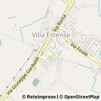 Hartă Villa Estense