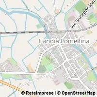 地図 Candia Lomellina