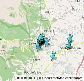 Mappa Via delle Rose, 95019 Zafferana Etnea CT, Italia (1.021)