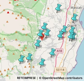 Mappa Via Giacomo Matteotti, 95019 Zafferana Etnea CT, Italia (4.48267)