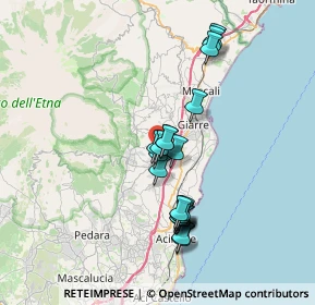 Mappa Dagala del Re, 95010 Santa Venerina CT, Italia (6.977)