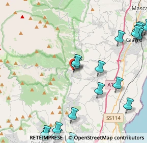 Mappa Via Giuseppe Garibaldi, 95019 Zafferana Etnea CT, Italia (6.869)