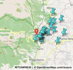 Mappa Via Cassone, 95019 Zafferana Etnea CT, Italia (1.4915)