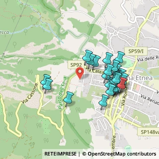 Mappa Via Cassone, 95019 Zafferana Etnea CT, Italia (0.5037)