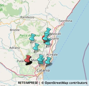 Mappa Via Cassone, 95019 Zafferana Etnea CT, Italia (16.619)