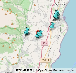 Mappa Via Salvatore Quasimodo, 95010 Santa Venerina CT, Italia (3.72)