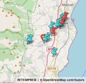 Mappa Via Salvatore Quasimodo, 95010 Santa Venerina CT, Italia (3.568)