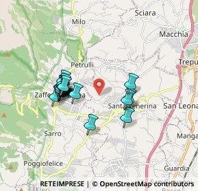 Mappa Via Zafferana, 95010 Santa Venerina CT, Italia (1.6905)