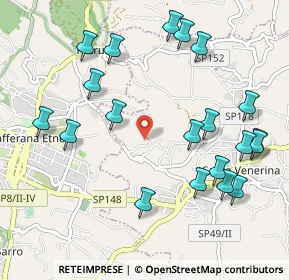 Mappa Via Zafferana, 95010 Santa Venerina CT, Italia (1.311)