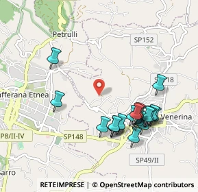 Mappa Via Zafferana, 95010 Santa Venerina CT, Italia (1.1075)