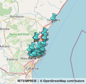 Mappa Via San Martino, 95014 Giarre CT, Italia (10.439)