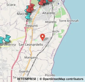 Mappa Via San Martino, 95014 Giarre CT, Italia (3.8125)