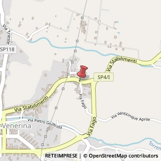 Mappa Via Stabilimenti, 237, 95010 Santa Venerina, Catania (Sicilia)