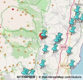 Mappa Via Eusebio Longo, 95019 Zafferana Etnea CT, Italia (6.0595)