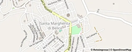 Mappa Santa Margherita di Belice