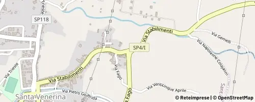 Mappa Santa Venerina