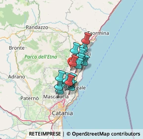 Mappa Via della Regione Siciliana, 95010 Santa Venerina CT, Italia (8.26824)